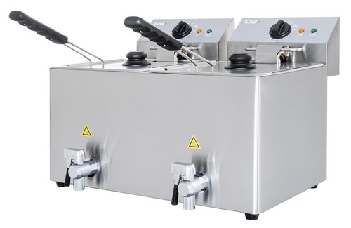 Gastro edelstahl fritteuse - edelstahl,