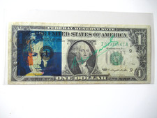 Andy warhol 1 banknote - 1$,