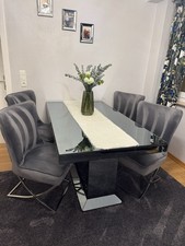 4er-Set Esszimmerstuhl Tibi Küchenstuhl Weiß Eiche