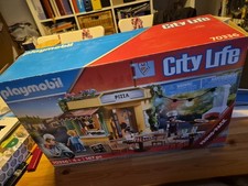 Playmobil Pizzaria mit 4 Figuren Motorroller und Ofen Plus LED Lichterkette OVP