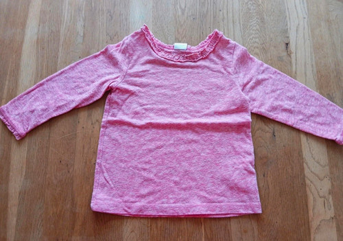 Baby shirt langarm rosa - shirt,