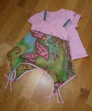 Toff Togs grüne Tomate T-Shirt + Tunika oder Mini Kleid Gr. 104 / 110 ( 116 ) 