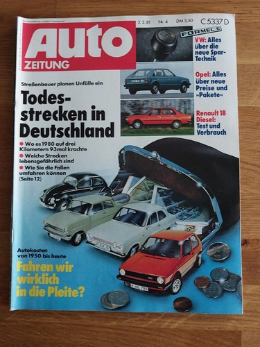 Auto zeitung 1981 honda - zeitung, 04/1981