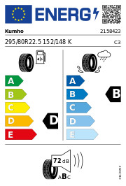 Kumho 295 80 r22 - ma, r22.5