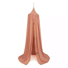 Roommate Baldachin Quasten Himmelbett Kinderzimmer rosa Baumwolle Zugluftschutz 
