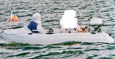 Schlauchboot mit honda - mit,
