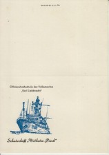 DDR blanko Klappkarte