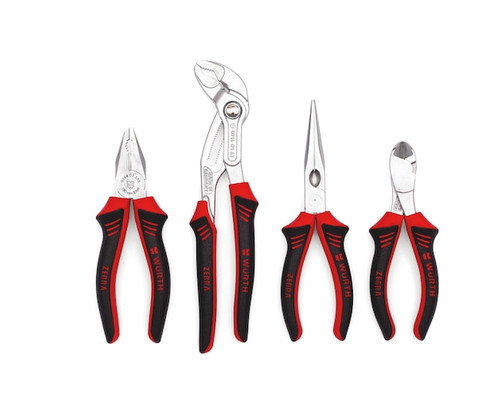 Würth zangensortiment tlg - 4, tlg.
