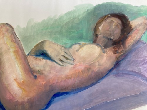 Sehr schön gemälde gouache - schön,
