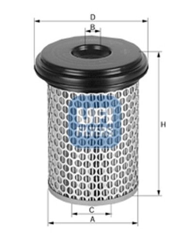Luftfilter ufi 989 00 - luftfilter, 27.989.00