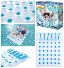 Bestway Doppelte Luftmatratze Strandbett - XXL Badeinsel Lounge Wasserliege