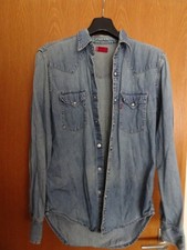 Langarm-Jeanshemd, hellblau, Gr. M von Levis