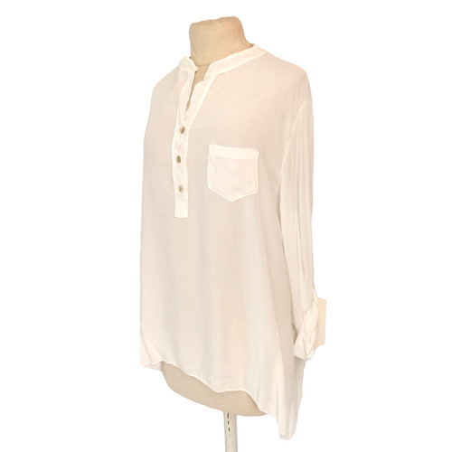 Bluse tunika damen weiß - bluse, 💙