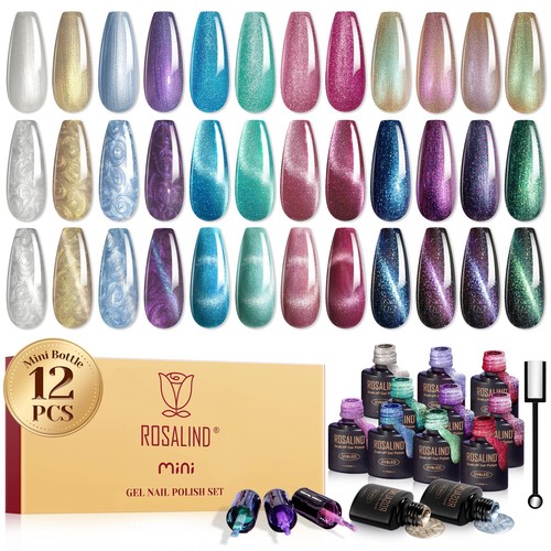 Nagellack set magnetisch 12 - uv,