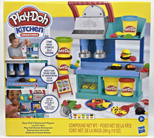 Play-Doh Kitchen Creations BUNTES RESTAURANT 5 Dosen Knete + viel Zubehör | 3+