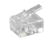 10 Stück Westernstecker RJ11