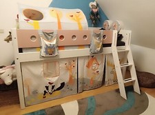 FLEXA Mädchenhochbett 90 x 200