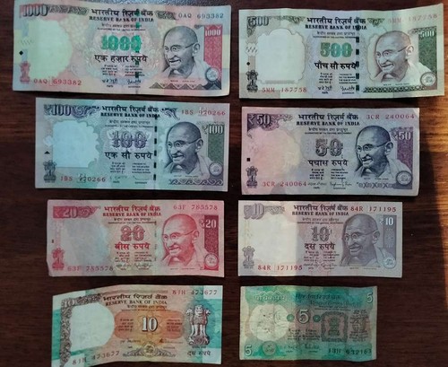 Alte banknoten für - für, "