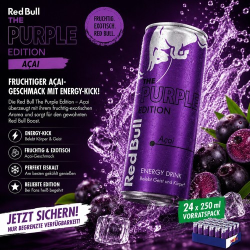 Red bull the purple - the,