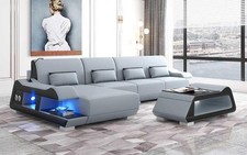 Ecksofa L Form Ledersofa Couch