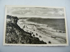 alte Ansichtskarte Ostseebad Hohwacht 50er Jahre Briefmarke Heuss + Notopfer