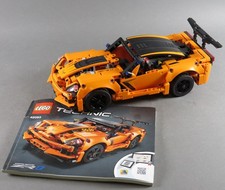 LEGO® TECHNIC 42093 Chevrolet Corvette ZR1 + Bauanleitung Sportwagen orange