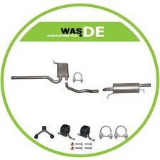 Komplette Auspuffanlage ab Kat