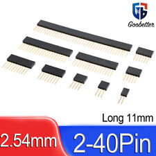 Buchsenleiste 2.54mm vergoldet weiblich Socket Pin Header 2-40Pin 2.54mm 0.1"