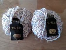 Handstrickgarn . le files du nord effektgarn brasilia - 2 x 50 g + 314 g 