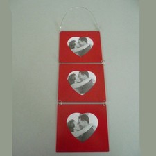 Fotohalter Fotoleiter Herz Rot