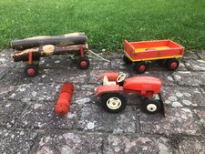 STEIFF 4911 MAN TRAKTOR mit Zubehör Knvolut 1