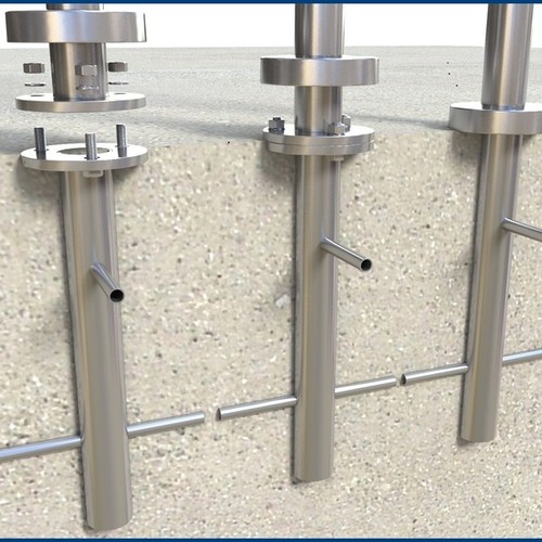 Edelstahl boden beton anker - boden,