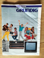 Grundig revue ca. 1986 - Katalog Prospekt