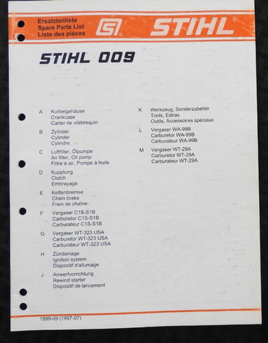 Stihl 009 kettensäge - stihl,