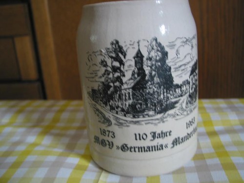 Bierkrug mit motiv mgv - bierkrug,
