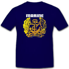 Marine Heer Anker Barettabzeichen Bundeswehr Bw Bund Eichenkranz - T Shirt #9198
