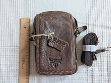 Umhängetasche Schultertasche Herren Leder  Vintage