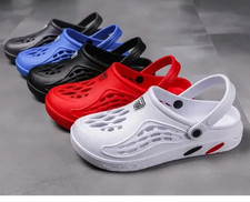 Gartenschuhe Herren Gummi Männer Hausschuhe Damen Pantoletten Badeschuhe Sandal