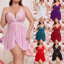 Damen Sexy Negligee Nachtkleid
