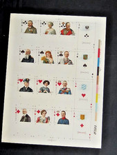 orig. Andruckbogen zur DEUTSCHEN KRIEGSSPIELKARTE  Spielkartenfabrik ALTENBURG