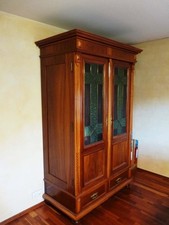Wunderschöner antiker Kleiderschrank Gründerzeit 217 cm hoch