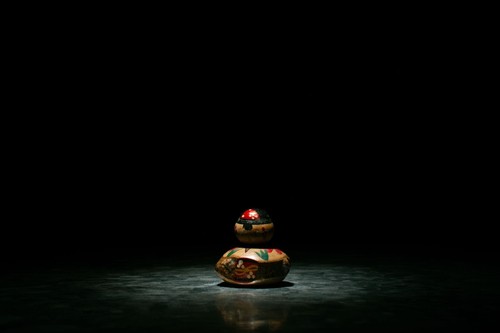 Vintage japanische kokeshi - vintage,