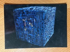 Ansichtskarte Star Trek, Borg Würfel, Filmwelt Berlin