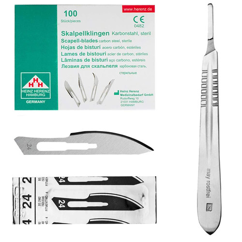 Set 100 skalpellklingen - set,