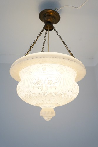 Jugendstil schalenleuchte mit - schalenleuchte,