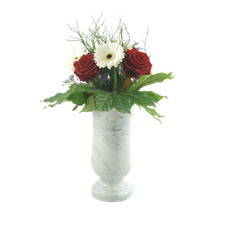 Grabvase Taille-XL 28cm Marmor