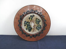 Keramik Wandteller Teller Platte Grünstadt Studio wohl Rainer Gehrig 33 cm