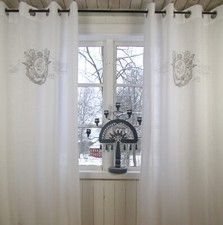 Vorhang jeanne weiss ösen - jeanne,