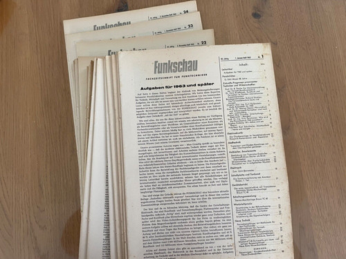 Funkschau 1963 heft - 1963, 1-24