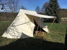 4x6m Mittelalterzelt Sachsenzelt LARP Wikinger Saxonzelt Wikingerzelt larp tent